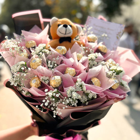 Teddy-Chocolate Bouquet